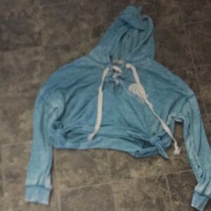 Ron Jon cropped hoodie